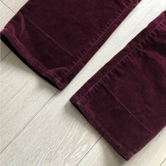 Lauren Ralph Lauren Burgundy Corduroy Premier Straight Pants Size 6P - Picture 7 of 16